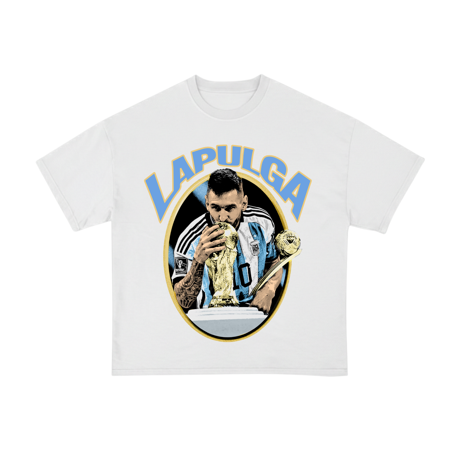 La Pulga tee (front)